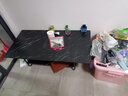 左印茶几客厅家用小户型2025新款出租屋沙发简约现代小桌子小茶几茶桌 【双层】黑白圆圈色100CM 实拍图
