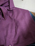横行道春季女韩版新款翻领带领打底衫休闲修身长袖衬衫领t恤上衣竹节棉 紫红 XL 实拍图
