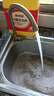 洁冠（JIEGUAN）厨房单冷水龙头洗菜盆洗衣池洗碗池洗脸盆可旋转家用水槽单孔龙头 【弯管款】单冷不带管 实拍图