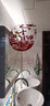 五十夜中国风窗花玻璃贴纸贴画新年装饰品春节门贴年画红色喜庆元旦布置 无灯静电贴Y款一对 28*50cm 实拍图