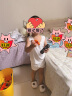 童泰夏季宝宝衣服轻薄外出上衣透气男女儿童无痕吊带背心2件装 咖/白 90 cm 实拍图