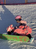 酷峰（kufun） 滑雪护臀小乌龟护具屁股垫防摔裤滑冰成人儿童男女单板装备网红 粉乌龟套装/1.2-1.5米 实拍图