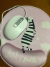 立华达可爱卡通锁边护腕鼠标垫创意办公护腕记忆棉腕垫 DIY游戏垫 小仙女套装（车线鼠标垫+键盘托） 实拍图