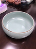 豪尊茶洗茶渣缸陶瓷大号大开口建水茶碗功夫茶具茶杯洗水盂茶水缸笔洗 汝窑茶洗-曲弧款 直径17.5cm 实拍图