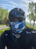 洛克兄弟（ROCKBROS） 骑行头盔山地公路自行车头盔男女带风镜一体成型炫彩安全帽 钛色：58-62cm 灰色+透明镜片 实拍图