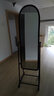 Boelter穿衣镜落地全身镜试衣镜壁挂贴墙卧室镜子化妆镜家用宿舍仪容镜 有支架38*150黑色 实拍图