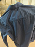 海派浩宇长袖衬衫男士修身商务正装衬衣免烫职业装纯色男装婚礼质感白上衣 CS3012藏蓝色 38 【80-100斤】 实拍图