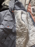 佐优品棉衣男潮牌冬季加厚外套假两件连帽宽松棉服男士棉袄子面包服 黑色 L 实拍图