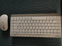 双飞燕（A4TECH）飞时代FG1120 86键无线键盘鼠标套装超薄轻音迷你小巧键盘便携办公笔记本电脑外接用 象牙白色 实拍图