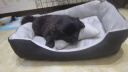 珑小宠狗窝猫窝宠物窝舒适透气四季通用泰迪大型犬小型犬中型犬狗垫子 灰色46*36*15建议10斤内 实拍图