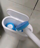 ecoco意可可一次性马桶刷挂壁式马桶刷子无死角洗厕所可换刷头卫生间厕所刷 标准灰【海洋味*8+柠檬味*8】 实拍图