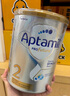爱他美（Aptamil）【保税直发】 澳洲白金版含DHA段叶黄素婴幼儿奶粉新西兰进口900g 【咨询领券】2段3罐 效期27年6-9月 实拍图