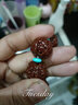 彩荷尼泊尔机刷大金刚菩提子配饰手串高密五六瓣红皮爆肉手链 机刷原色20-21mm 六瓣 实拍图