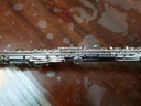 星海（XINGHAI INSTRUMENT）镀银长笛乐器17孔开孔C调长笛专业演奏B尾管乐 成人教学儿童考级 17孔C调白铜 实拍图