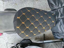 润华年电动车坐垫套 电动自行车座套电瓶车自行车通用坐垫套加绒加厚柔 黑色-【圆头座套】 实拍图