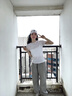 安踏（ANTA）零压速干T丨跑步T恤女士夏季羽毛球健身透气短袖训练运动上衣 【轻风T-插肩显瘦】雪花白 -4 L /女170 实拍图