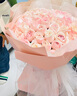 鲜花情99朵红玫瑰鲜花束同城配送女朋友老婆生日花束表白礼物 粉色佳人·52朵粉玫瑰鲜花花束 同城配送 支持预约日期 实拍图