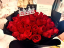 维纳斯鲜花速递红玫瑰花束生日礼物全国花店同城配送女友老婆 情有独钟-33朵红玫瑰花束 实拍图