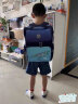 卡拉羊18L减负防下坠书包小学生套装3-6年级男女儿童背包CX9924藏青 实拍图