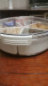 ku-life创意果盘带盖密封干果盒塑料保鲜盒冰箱储物盒分格坚果盒糖果盒 白色 实拍图