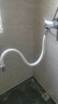 麦小登水龙头防溅神器洗头加长延伸管可弯曲不变形拖把池水龙头延伸器 水龙头延伸器软管[75cm白色] 实拍图