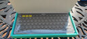 罗技（Logitech）K380 键盘 蓝牙办公键盘 无线键盘 女友 便携超薄键盘 笔记本键盘 黑灰色 实拍图