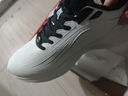 特步跑步鞋男鞋25年秋冬革面跑鞋耐磨防滑轻盈耐磨休闲运动通勤鞋子男 帆白/黑-【加棉】 41 实拍图