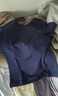 简束 短袖T恤男纯色棉质t恤夏季休闲运动紧身t恤男圆领修身打底汗衫潮 宝蓝色 L （63kg左右） 实拍图