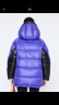 【商场同款】Marisfrolg/玛丝菲尔2021年冬季新款白鹅绒紫色羽绒服面包服保暖 紫色 S 晒单实拍图