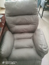 积木部落  懒人沙发可睡觉午休折叠床办公室休闲躺椅电脑椅可躺单人沙发床 灰色+脚踏【固定扶手】普通款 实拍图