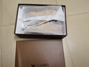 骆驼（CAMEL）低帮工装鞋秋季英伦皮革休闲男士马丁鞋 G15A076064 驼色 39 实拍图