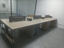 欧迪图（OUDITU）职员钢架办公桌简约现代办公室电脑桌4人6位卡座屏风工位桌椅组合 2.4米四人位【含柜椅】 晒单实拍图