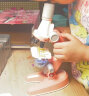 奥启科科学罐头创客电路积木电子科学实验套装儿童男孩生日礼物7-8-12岁 显微镜-粉【配49个永久标本】 实拍图