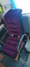 笨斯基 汽车坐垫冬季毛绒保暖车垫棉坐垫冬天加厚小蛮腰汽车座垫座套 紫色 前排单个座椅 实拍图