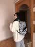 百事可乐联名款潮男涂鸦旅行收纳出差电脑包大容量背包运动学生书包双肩包 大满罐 实拍图