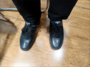 無肯皮鞋春夏新款软底布洛克牛津鞋加绒棉皮鞋商务正装休闲鞋子男鞋 FH-舒履-667黑色单鞋 42 实拍图