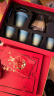 故宫文化 千里江山·泡茶杯套装 陶瓷玻璃茶壶茶水分离杯文创礼品生日礼物 一壶四杯 7件 晒单实拍图