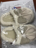 杜晨可爱蝴蝶结棉拖鞋女冬季厚底高颜值居家室内家用防滑毛绒拖鞋女士 白色蝴蝶结 38-39 码 适合37-38脚穿 实拍图