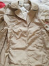 戴维贝拉（DAVE＆BELLA）大童女装中大童风衣外套女童春装儿童中长款大衣小女孩春季外衣 浅卡其 130 cm（建议身高120-130cm） 实拍图