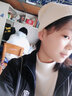 听风说毛线帽子女秋冬季保暖日系简约韩版可爱翻边针织帽 米色 均码（有弹力） 实拍图