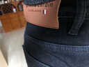 皮尔卡丹（pierre cardin）牛仔裤男秋冬季直筒休闲裤子男士商务潮流修身男裤黑色30 实拍图