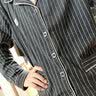 从心男士睡衣春秋季休闲纯棉睡衣男开衫翻领长袖家居服男套装 N88101（100%棉） M 男 (高165-170重100-120斤) 实拍图
