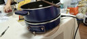 蓝宝（BLAUPUNKT）升降电火锅5L分体式电热锅家用多功能料理锅电热蒸煮锅烤肉煎炒炖锅分体式电火锅 5L 轻奢色【标配+煎烤盘】 实拍图