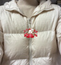 鸭鸭新国标羽绒服女短款秋冬新款面包服休闲百搭简约连帽外套KL 米色 S 实拍图