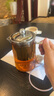 金灶（KAMJOVE） A系列茶道杯飘逸杯耐热玻璃泡茶壶不锈钢内胆办公室茶具花茶壶 A-03 500ml 实拍图