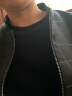 七匹狼长袖T恤男士卫衣春季圆领套头打底衫男狼标刺绣大Logo设计感男装 001黑色 170/88A(L) 实拍图