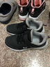 361°儿童运动鞋男童跑鞋秋冬密网轻便魔术贴女童皮革加绒保暖运动鞋 【四季密网】碳黑/洛阳粉色 36 实拍图