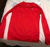 卡尔美（KELME）运动紧身衣男秋季长袖打底衫透气篮球足球弹力训练健身服 红色3891113(LOGO在左胸) XL/180 实拍图