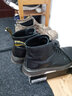 百丽潮搭马丁靴男冬季商场同款舒适真皮英伦风休闲靴92267DD0预售 黑绒里(6孔) 44 (270mm) 实拍图