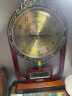 智臻新中式万年历客厅欧式仿古座钟创意家用复古台钟摆件办公桌床头钟 自动对时-电波机芯 实拍图